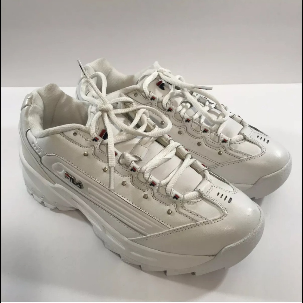 VINTAGE 90’s Women’s Chunky FILA White Sneakers